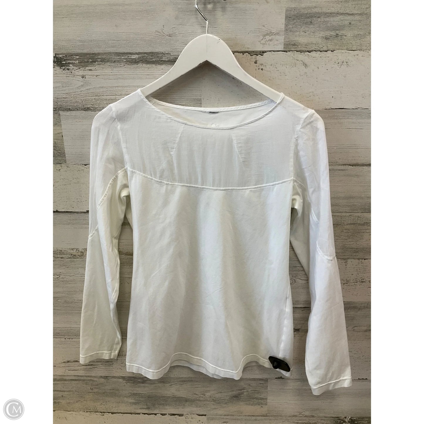 Top Long Sleeve By Clothes Mentor In White, Size: Xs