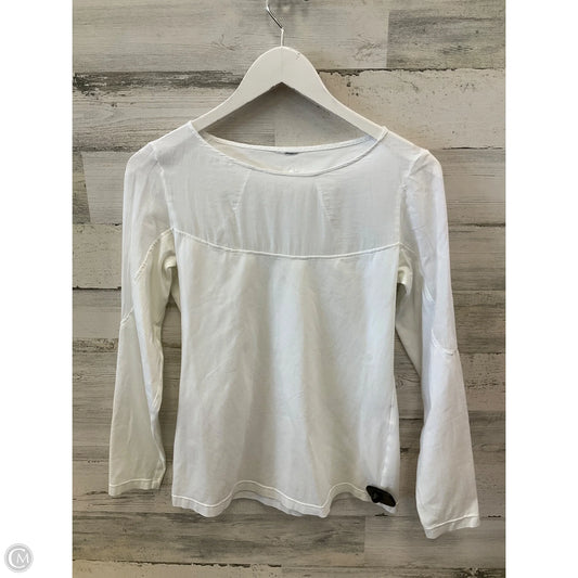 Top Long Sleeve By Clothes Mentor In White, Size: Xs