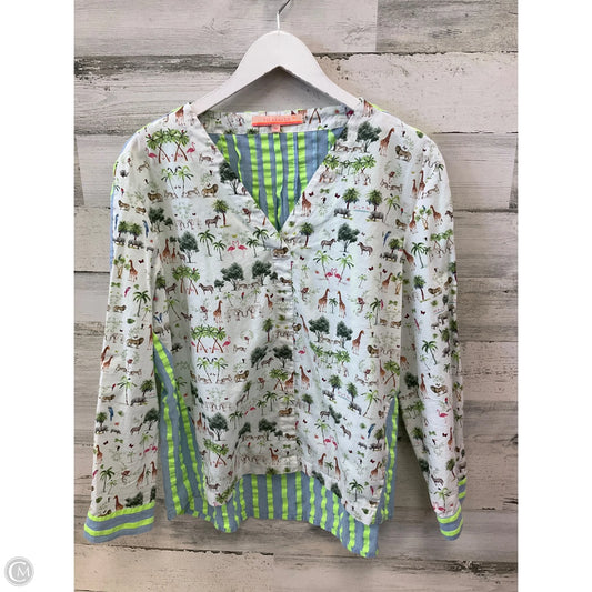Top Long Sleeve By Clothes Mentor In Multi-colored, Size: M