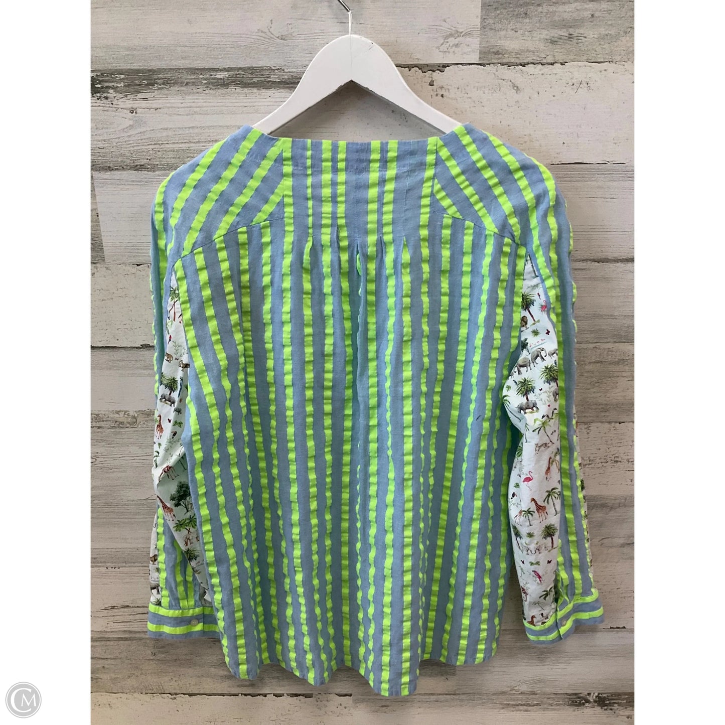 Top Long Sleeve By Clothes Mentor In Multi-colored, Size: M
