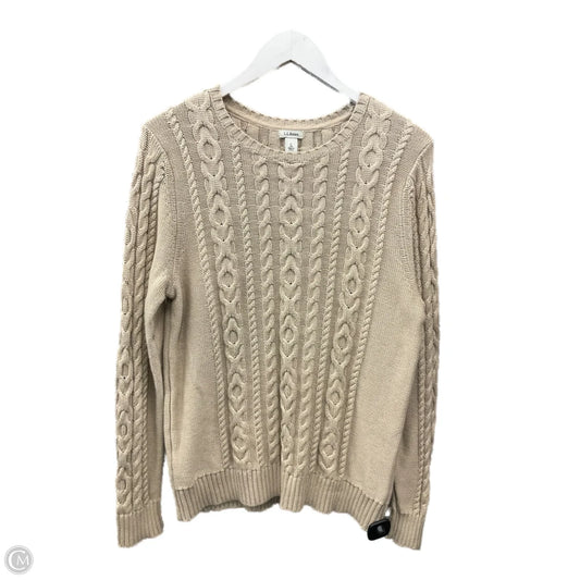 Sweater By L.l. Bean In Beige, Size: L