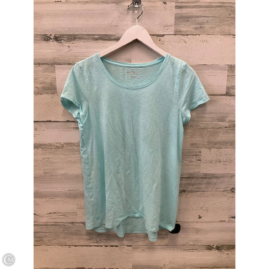 Top Short Sleeve Designer By Lilly Pulitzer In Aqua, Size: S