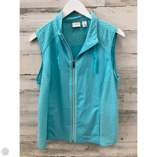 Vest Other By Chicos In Aqua, Size: L