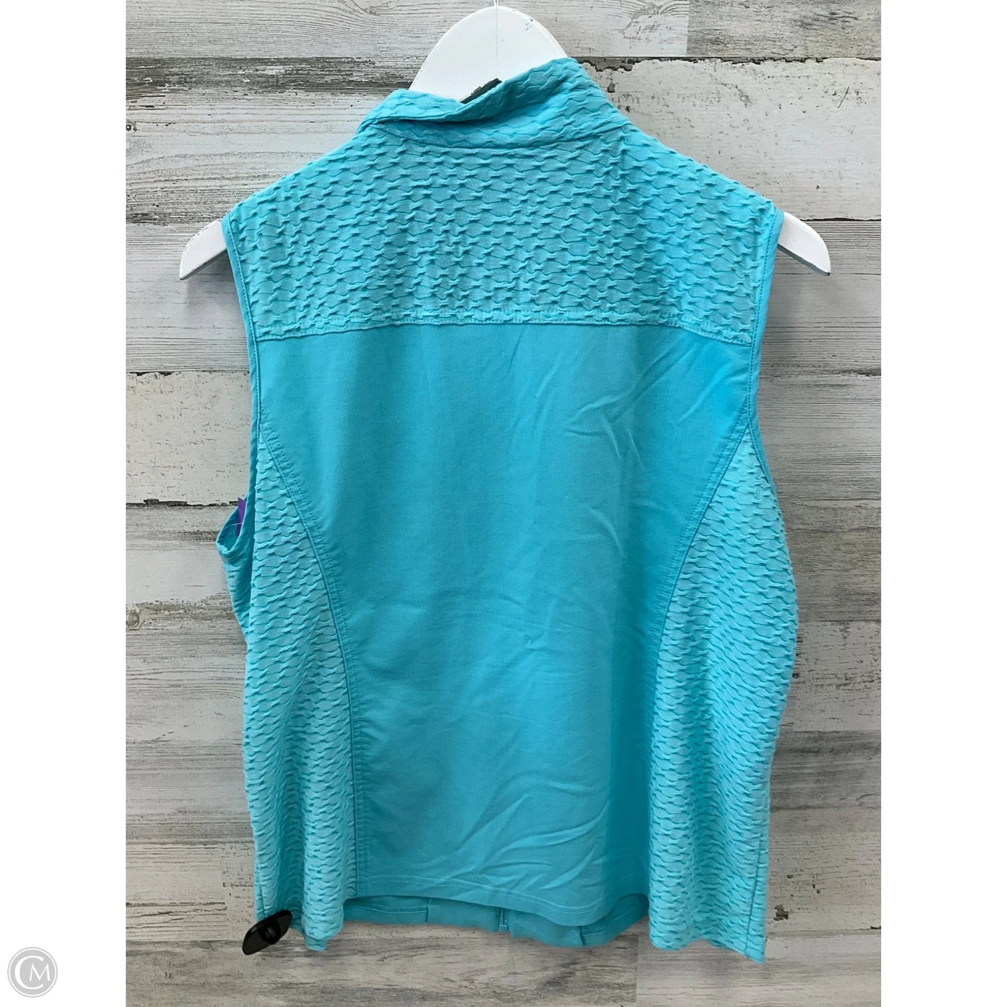 Vest Other By Chicos In Aqua, Size: L