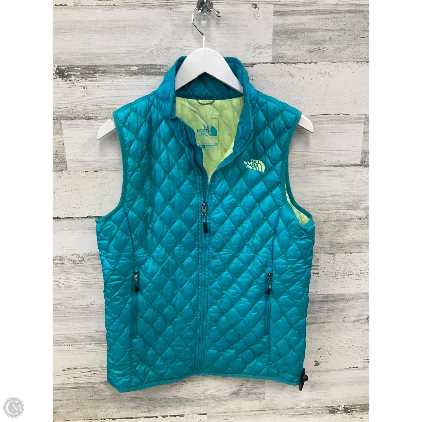 Vest Puffer & Quilted By The North Face In Blue, Size: M