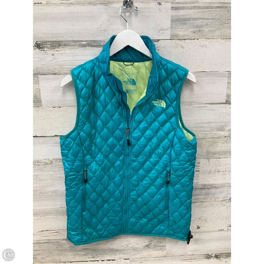 Vest Puffer & Quilted By The North Face In Blue, Size: M