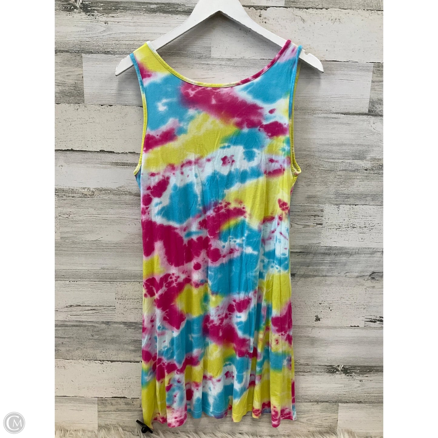 Swimwear Cover-up By Clothes Mentor In Tie Dye Print, Size: L