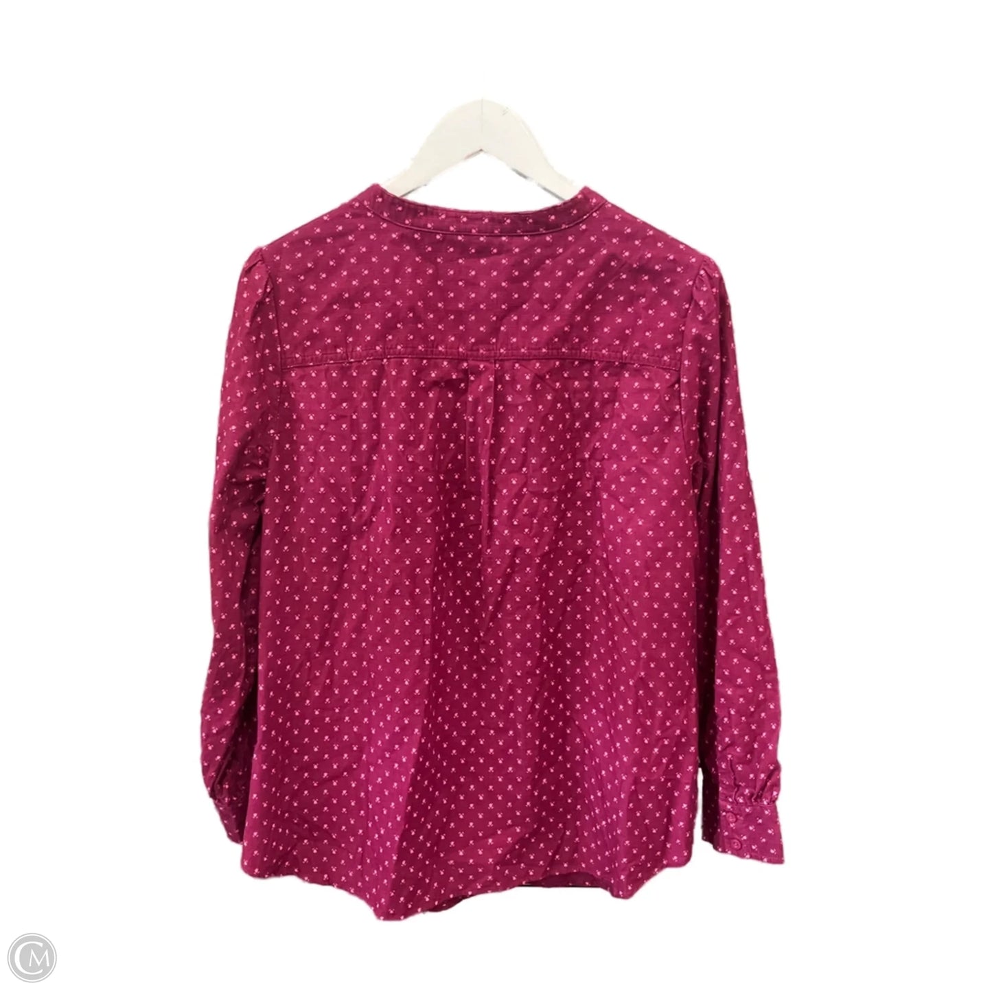 Top Long Sleeve By Talbots In Pink, Size: 1x