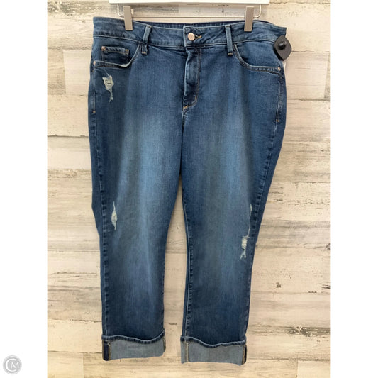 Jeans Boyfriend By Not Your Daughters Jeans In Blue Denim, Size: 16