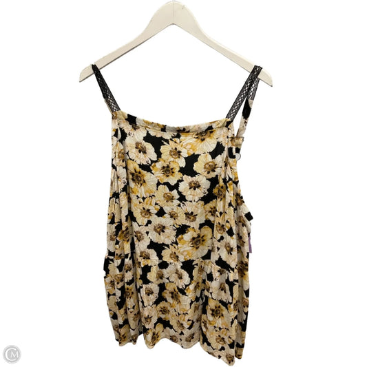 Top Sleeveless By Maurices In Yellow, Size: 3x