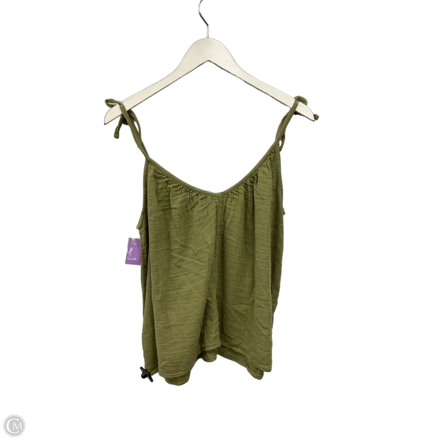 Top Sleeveless By Old Navy In Green, Size: S