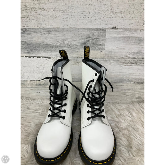 Boots Combat By Dr Martens In White, Size: 10