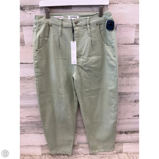 Jeans Wide Leg By Vigoss In Green, Size: 12