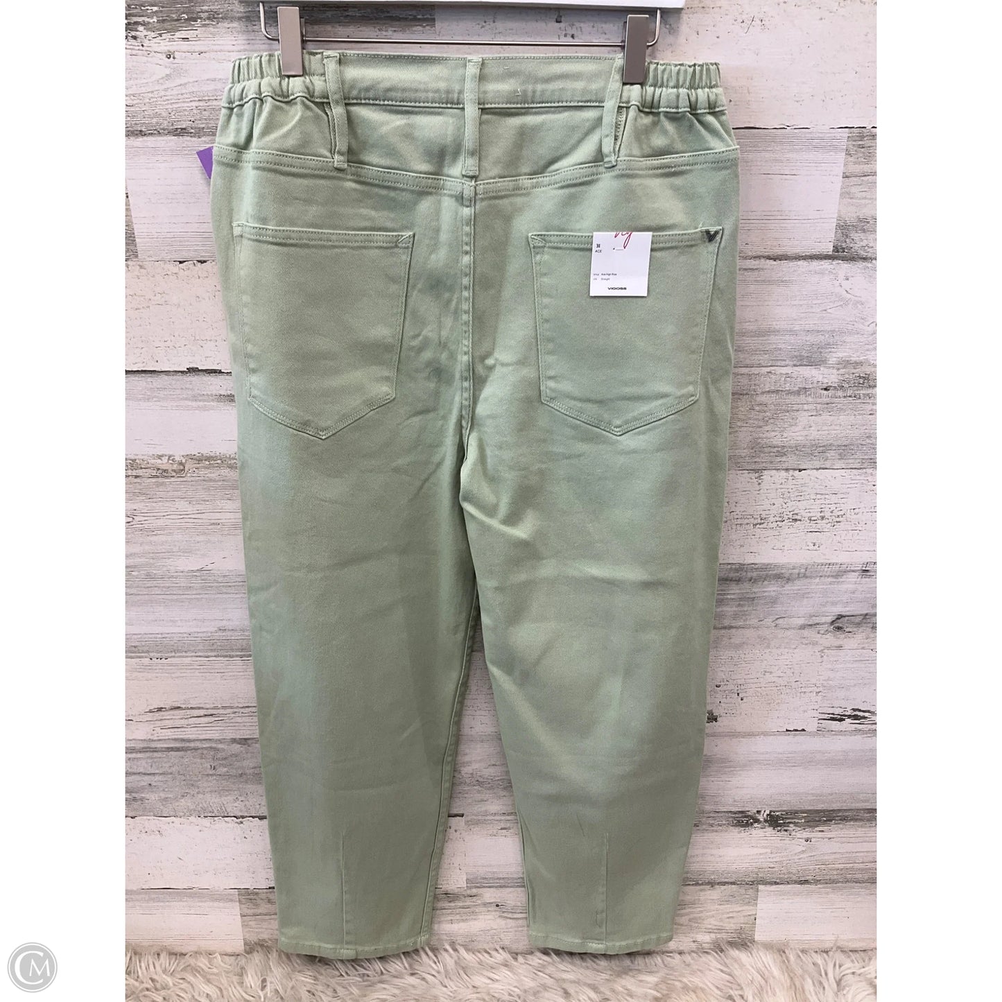 Jeans Wide Leg By Vigoss In Green, Size: 12