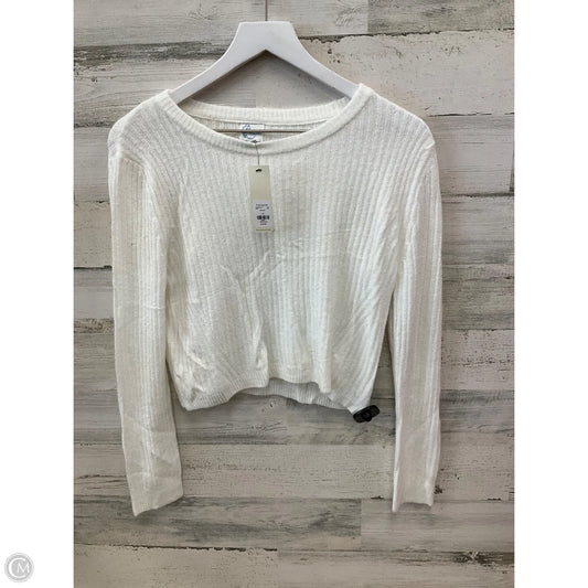 Top Long Sleeve By Blue Rain In White, Size: S