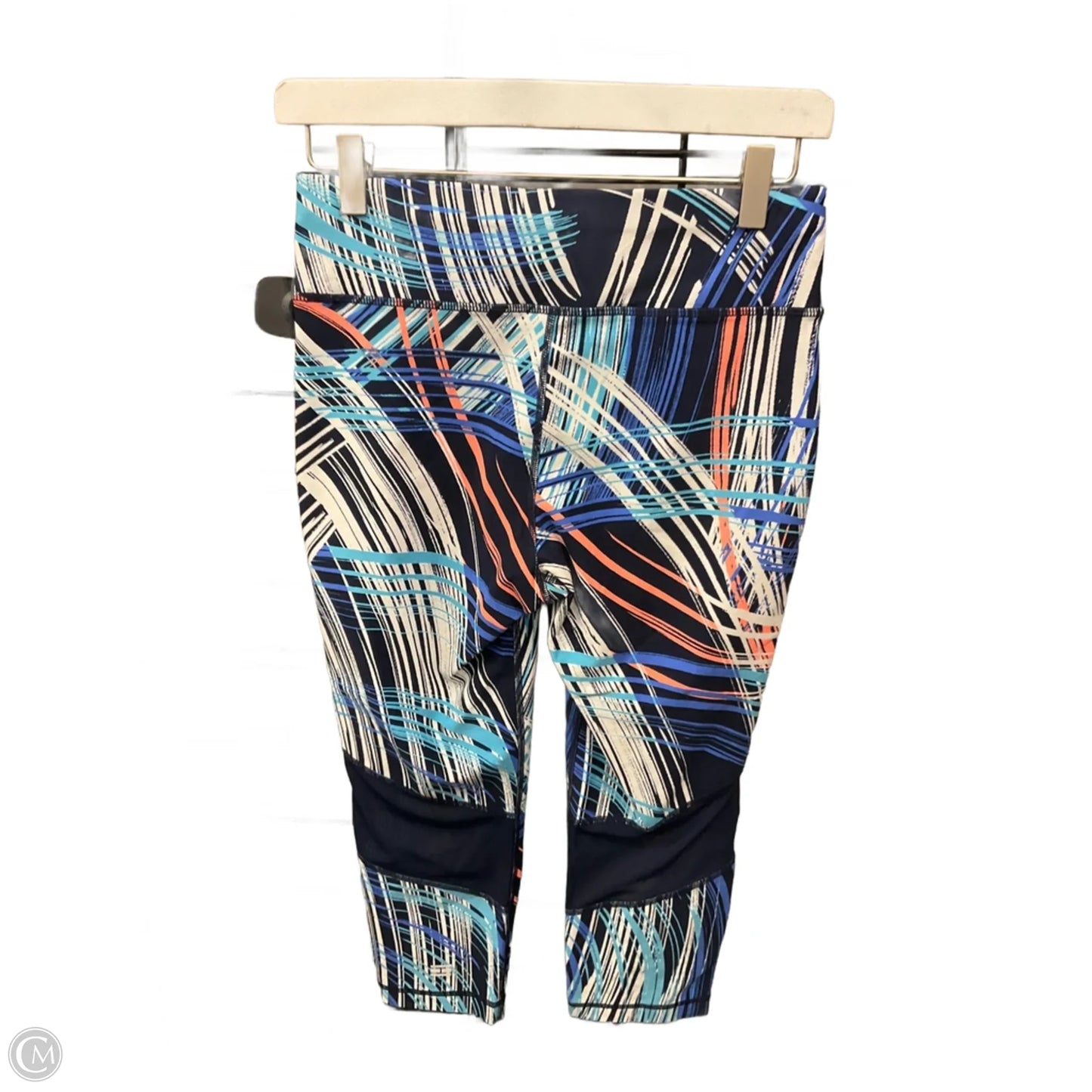 Athletic Leggings Capris By Tommy Hilfiger In Blue, Size: M