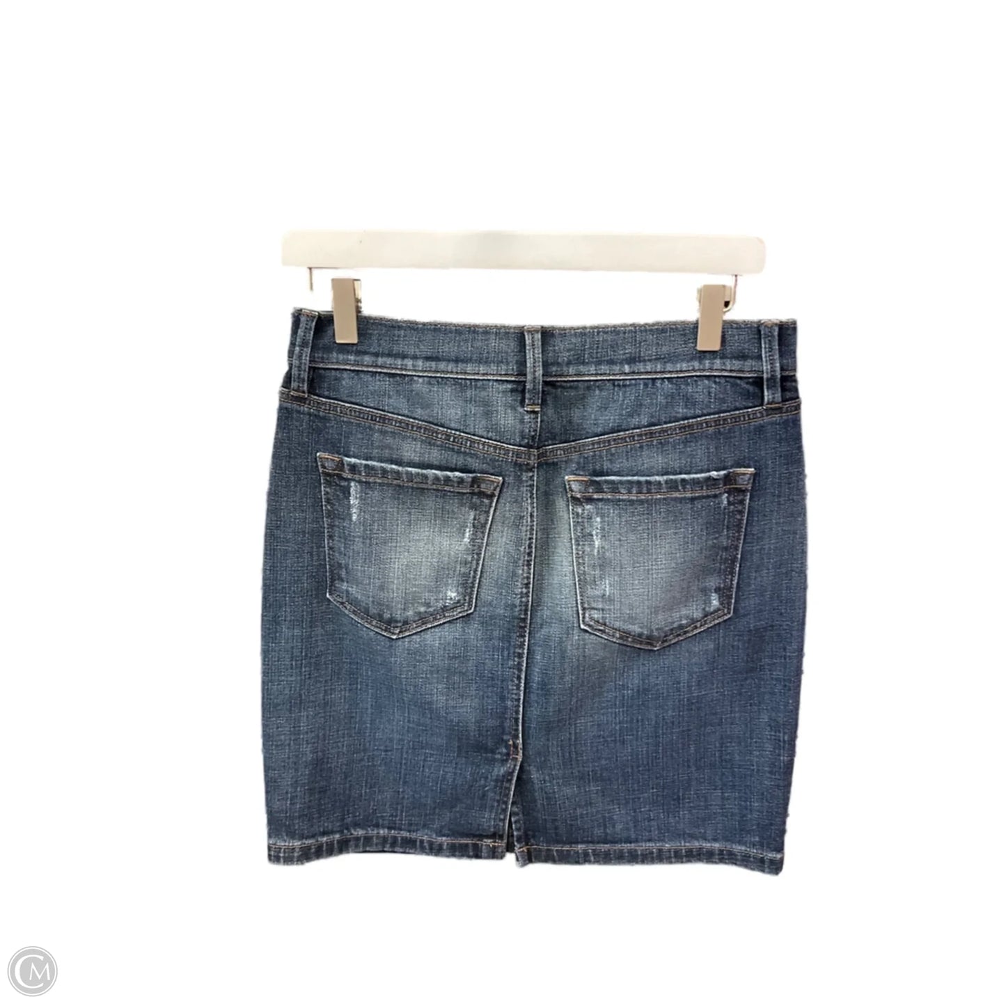 Skirt Mini & Short By Loft In Blue Denim, Size: 0