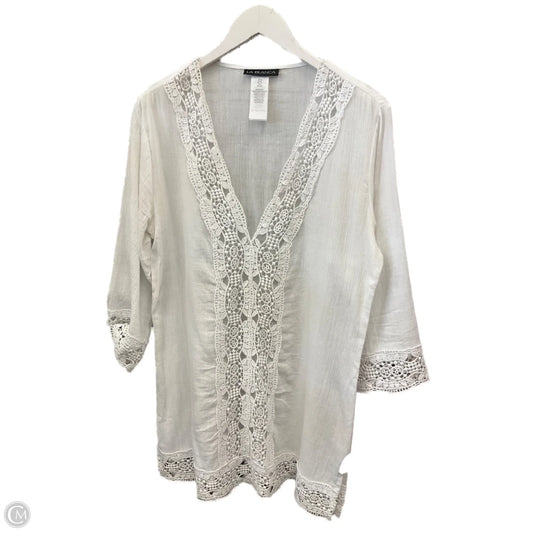 Swimwear Cover-up By La Blanca In White, Size: S