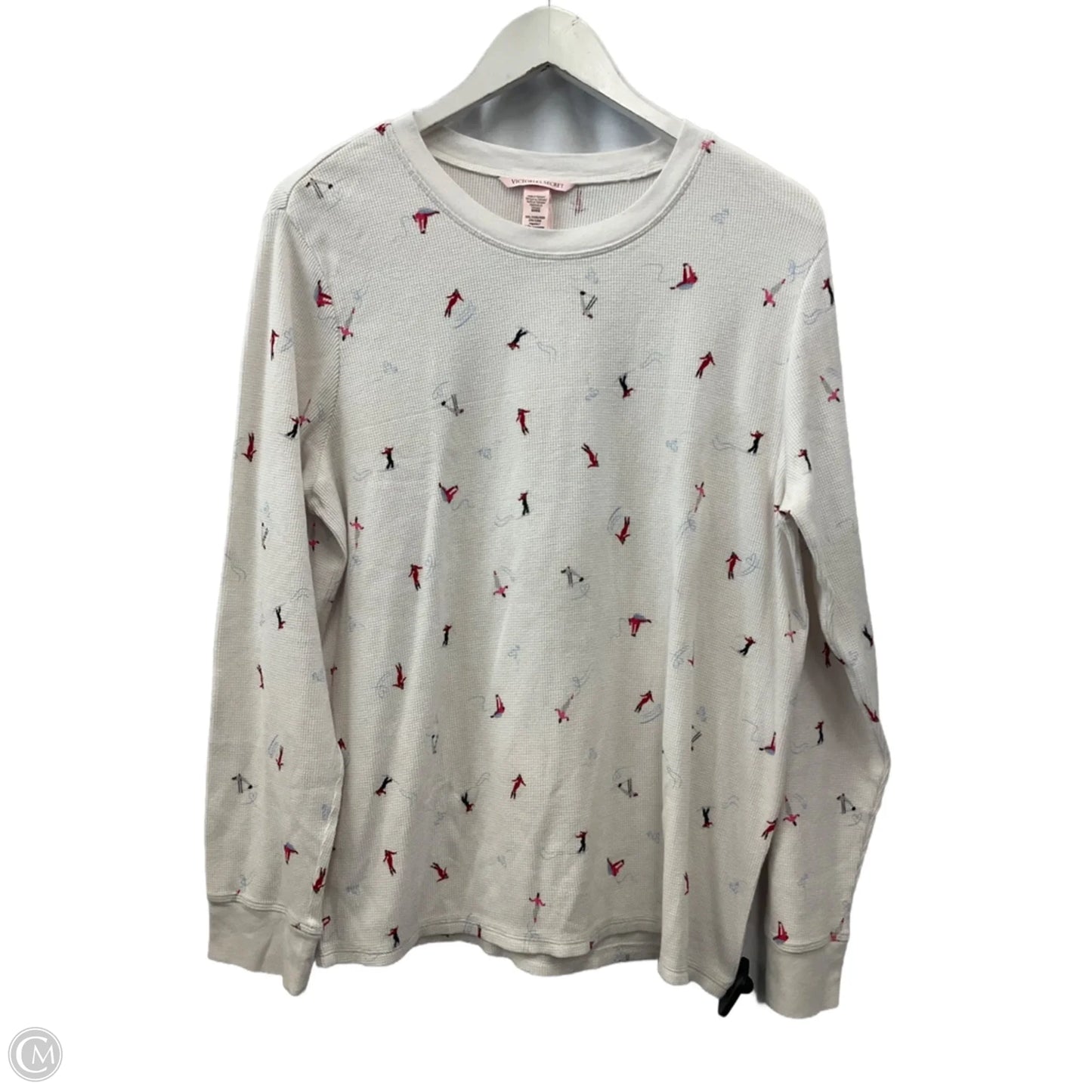 Top Long Sleeve Basic By Victorias Secret In White, Size: Xxl