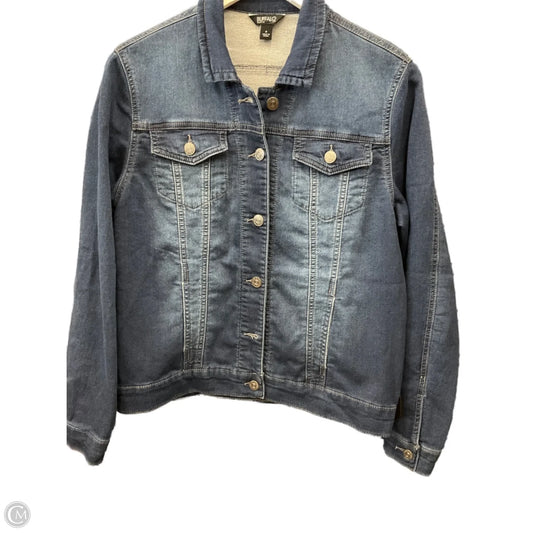 Jacket Denim By Buffalo David Bitton In Blue Denim, Size: S