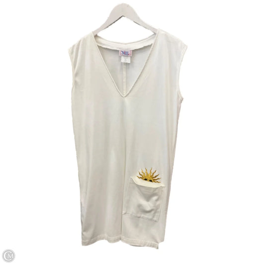 Swimwear Cover-up By Clothes Mentor In White, Size: M