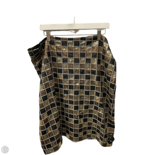 Skirt Midi By Monroe And Main In Gold, Size: 1x
