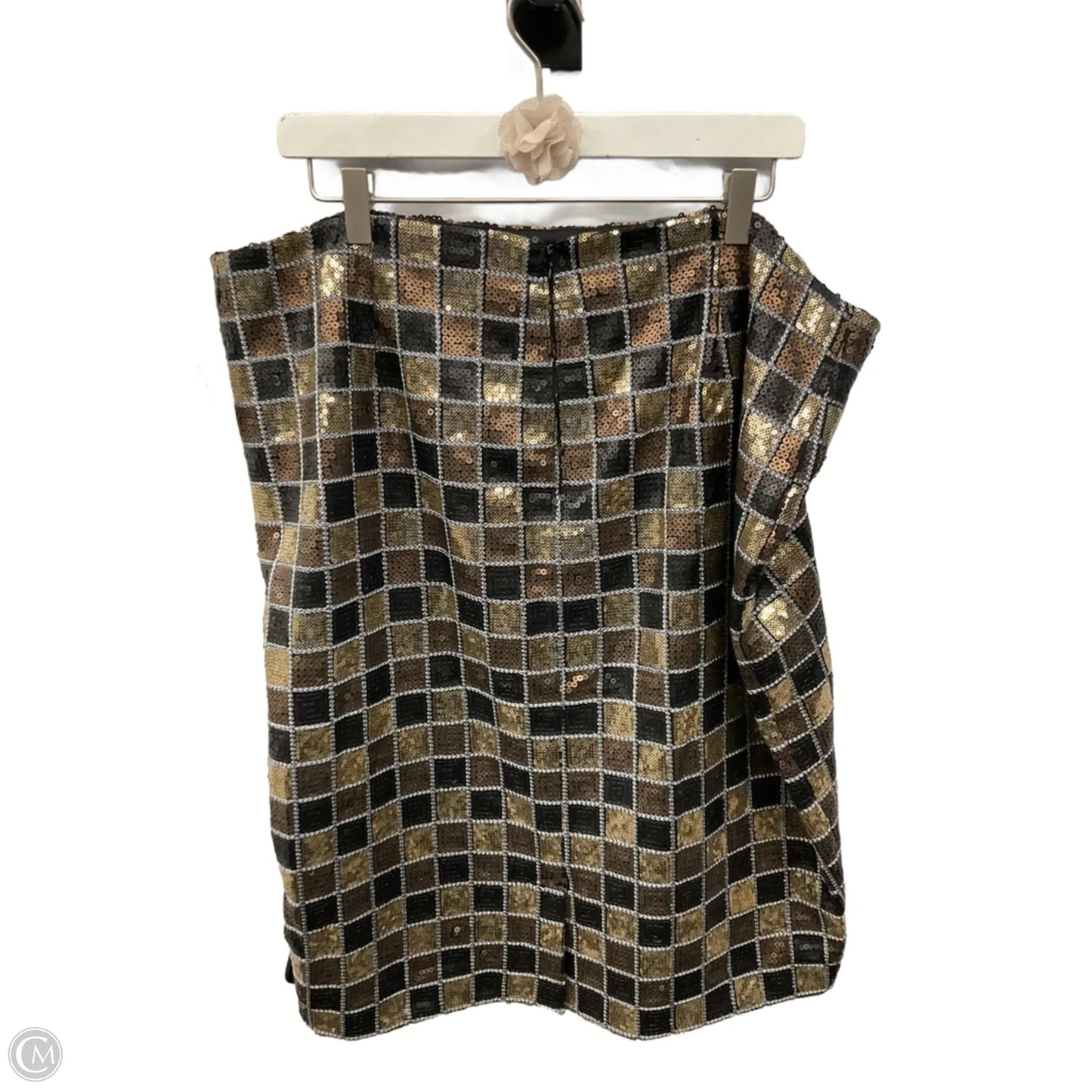 Skirt Midi By Monroe And Main In Gold, Size: 1x