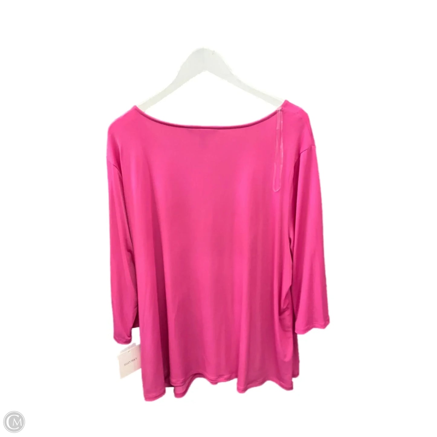 Top 3/4 Sleeve By Ellen Tracy In Pink, Size: 3x