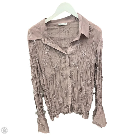 Top Long Sleeve By Clothes Mentor In Purple, Size: 3x