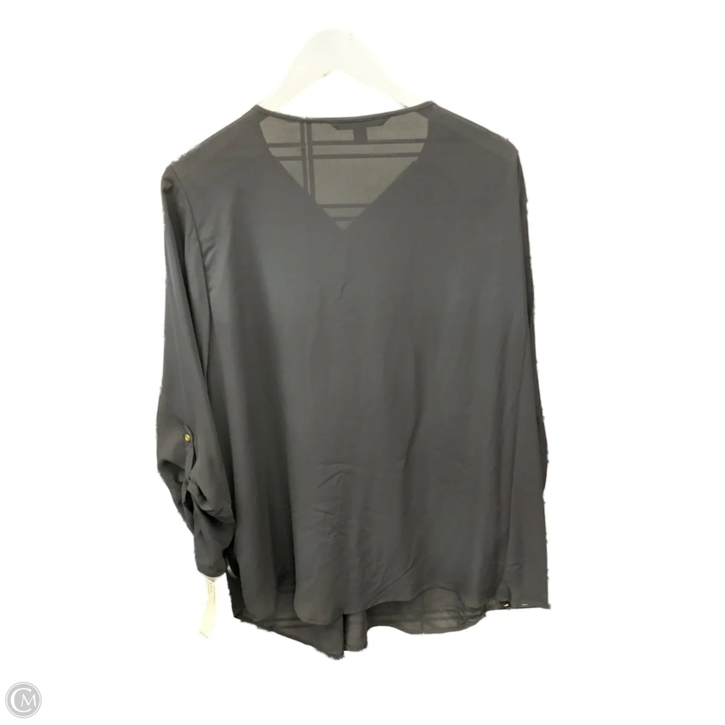 Top Long Sleeve By Zac And Rachel In Black, Size: 3x