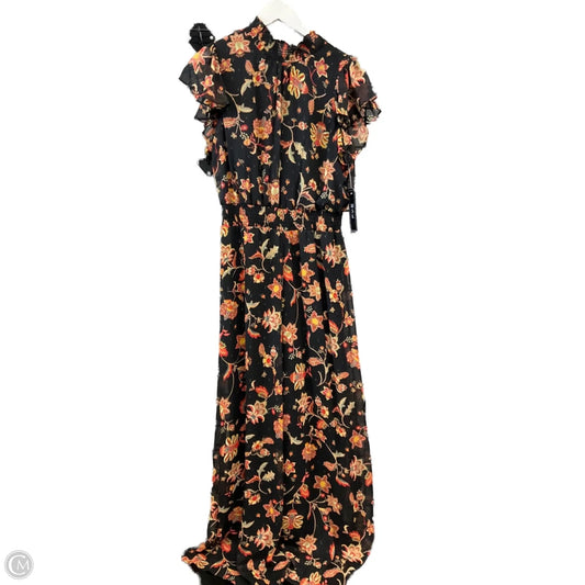 Jumpsuit By Msk In Black & Orange, Size: L