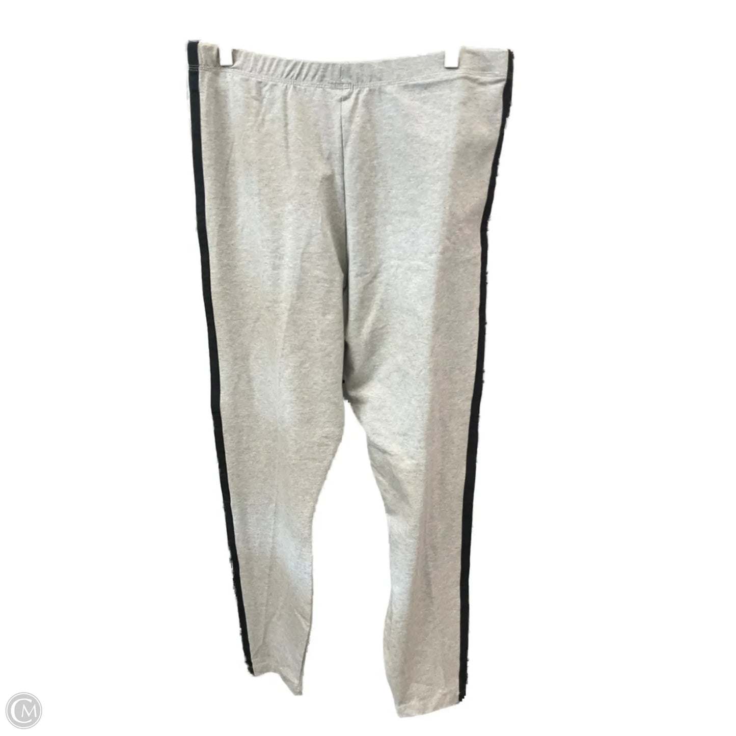 Athletic Leggings By Adidas In Grey, Size: Xl