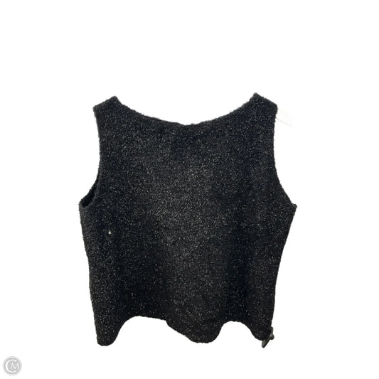 Top Sleeveless By Agb In Black, Size: Xl