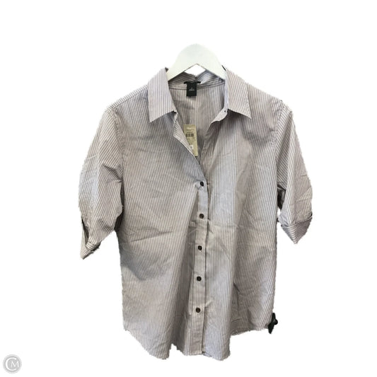 Top Short Sleeve By Ann Taylor In Pink, Size: L