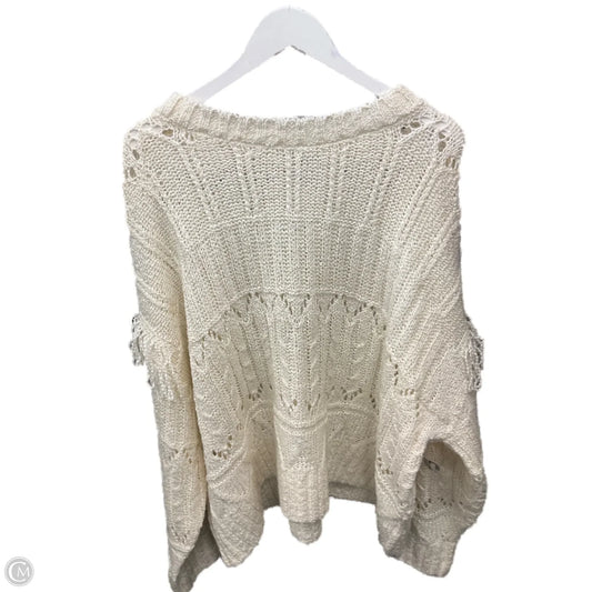 Sweater By Old Navy In Cream, Size: 3x