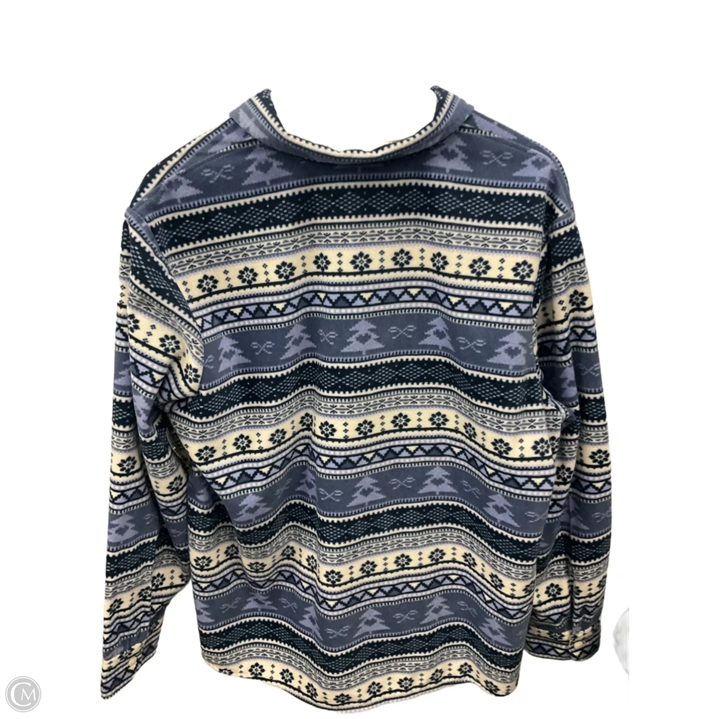 Top Long Sleeve By Lee In Blue, Size: Xl