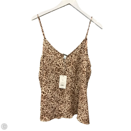 Top Sleeveless By A New Day In Animal Print, Size: Xl