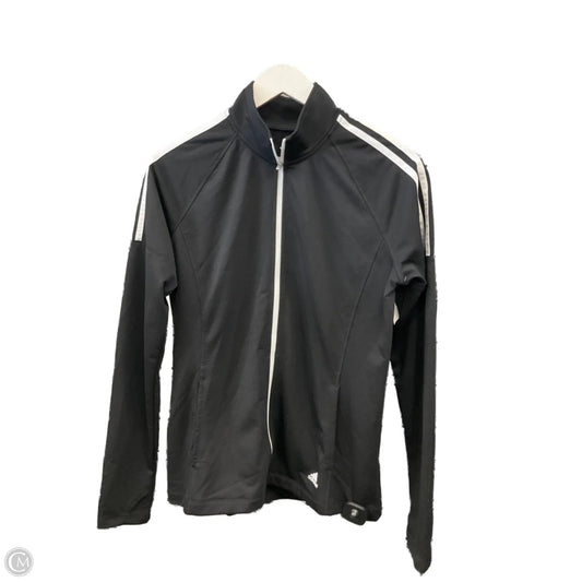 Athletic Jacket By Adidas In Black, Size: M