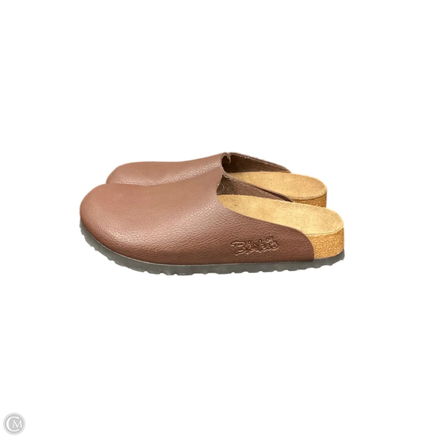 Shoes Flats By Birkenstock In Bronze, Size: 6.5