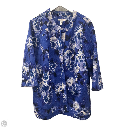 Jacket Other By Isaac Mizrahi Live Qvc In Purple, Size: 2x