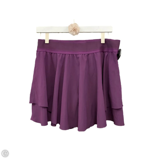 Athletic Skort By Lululemon In Purple, Size: 10