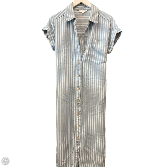 Dress Casual Midi By Blu Pepper In Blue, Size: M