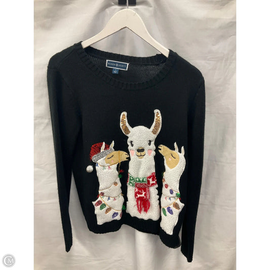 Sweater By Karen Scott In Black, Size: S
