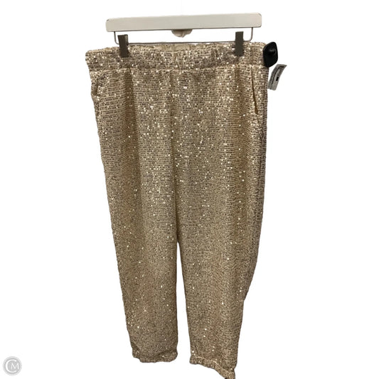 Pants Joggers By Serra In Gold, Size: L