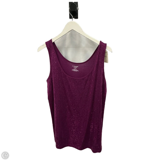 Top Sleeveless By Lane Bryant In Purple, Size: Xl