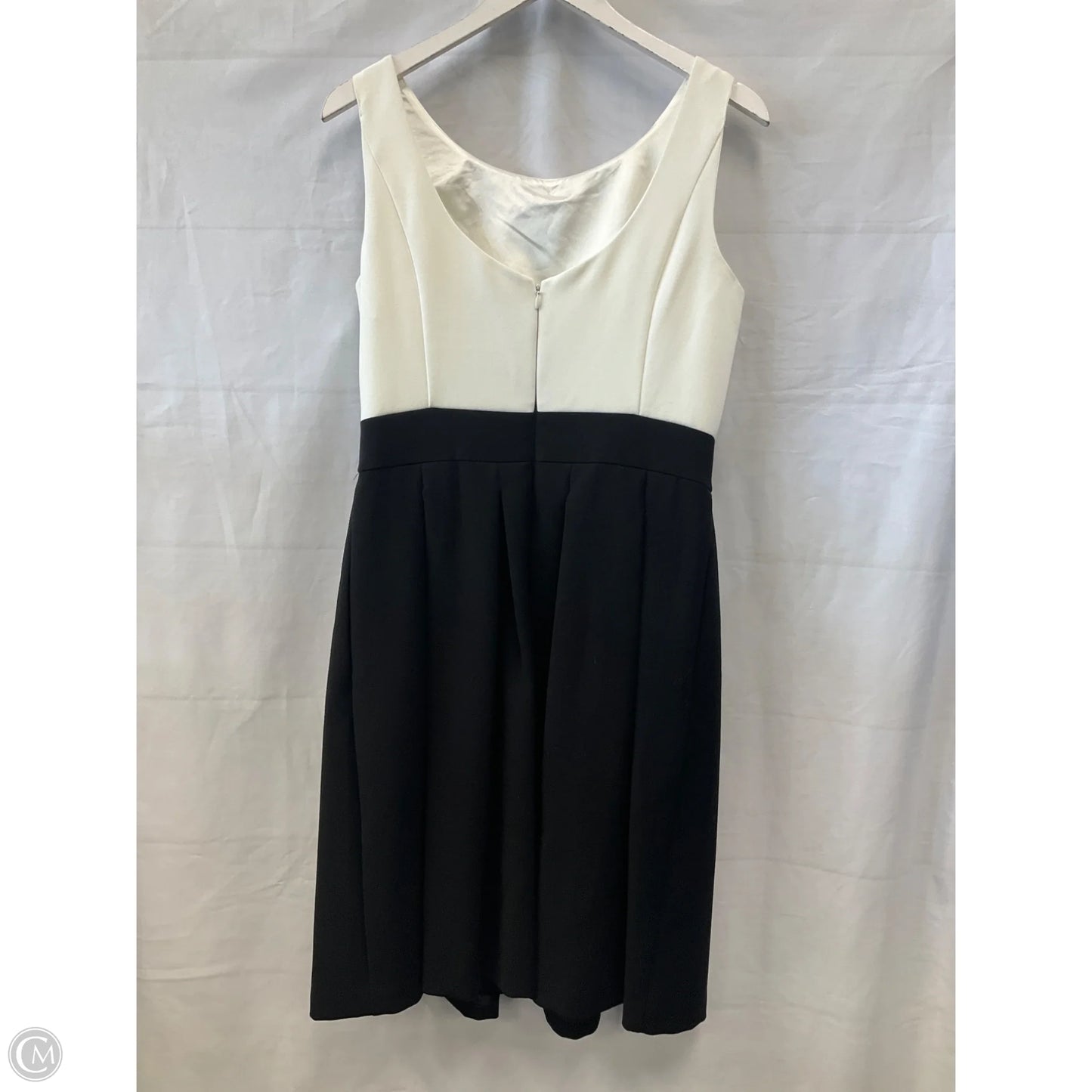 Dress Party Midi By White House Black Market In Black & White, Size: M