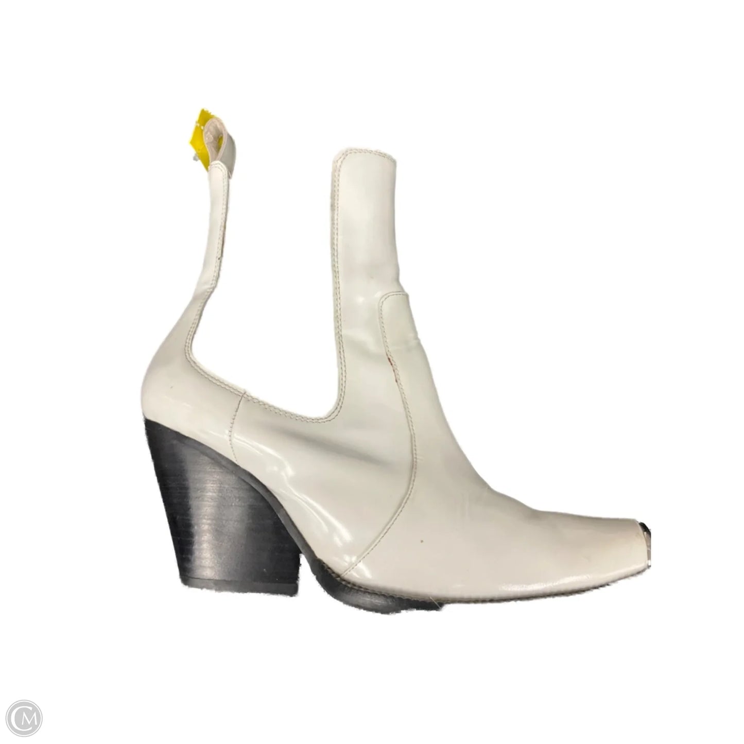 Boots Ankle Heels By Jeffrey Campbell In White, Size: 9.5