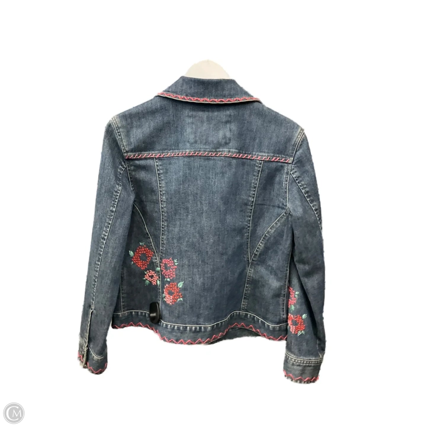 Jacket Denim By J. Jill In Blue Denim, Size: Xs