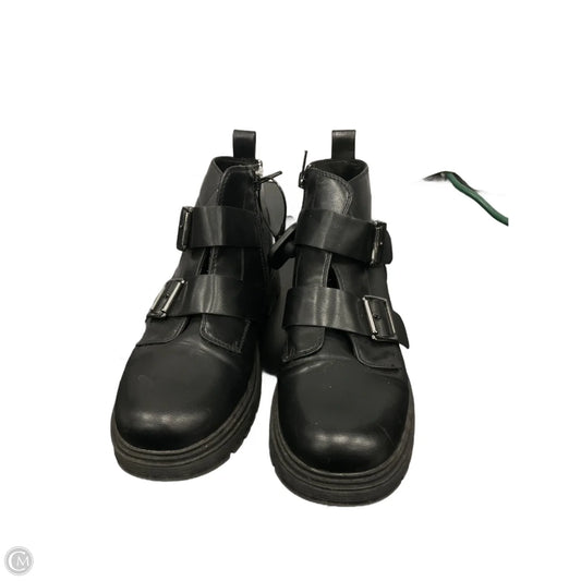 Boots Ankle Heels By So In Black, Size: 8