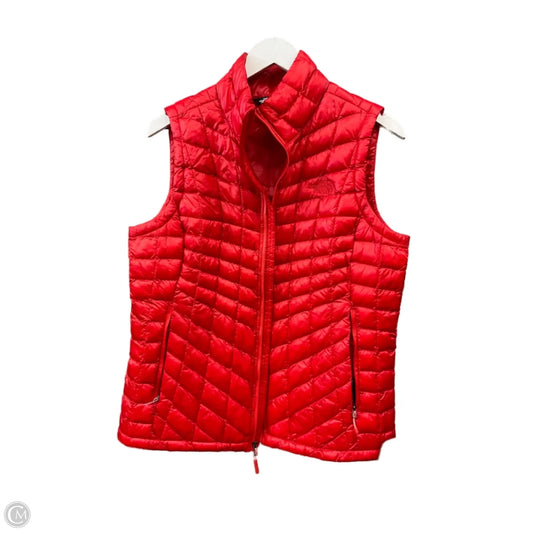 Vest Puffer & Quilted By The North Face In Red, Size: M